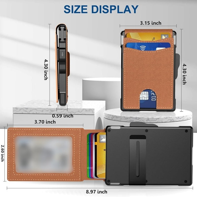 50% OFF Today – Slim RFID Wallet with Money Clip